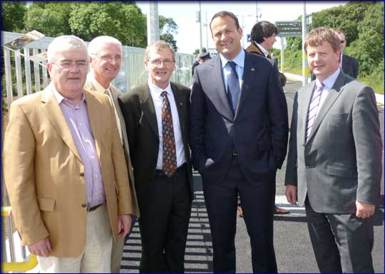 Oranmore Railway Station opened by the Minister for Transport, Tourism and Sport Mr Leo Varadkar.